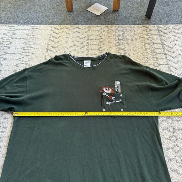 Vtg 1990s Warner Bros Studio Store “Repair Nut” Looney Tunes Taz Tee XL - Picture 8 of 9